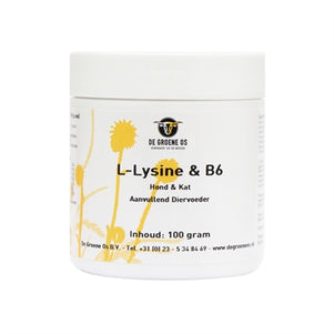 De Groene Os L-Lysine / B6 Hond / Kat
