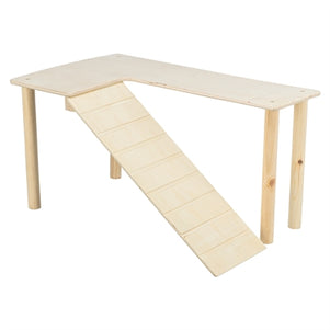 Trixie Platform Met Helling Voor Muizen / Hamsters Onbehandeld Hout