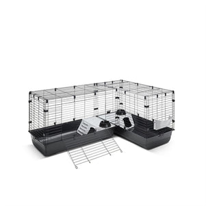 Savic Clubix Corner Knaagdierkooi Zwart