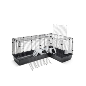 Savic Clubix Corner Knaagdierkooi Zwart