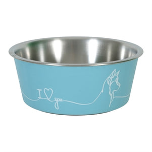 Zolux Love Voerbak Hond Blauw