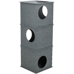 Trixie Kattenhuis Toren Nele Vilt Grijs