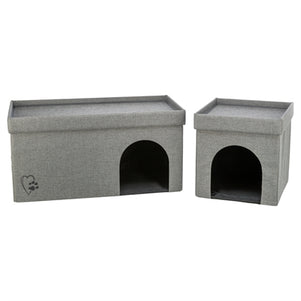 Trixie Kattenmand / Kattenhuis Kimy Soft 2 Verdiepingen Lichtgrijs