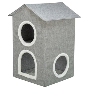 Trixie Kattenmand / Kattenhuis Nora Soft 2 Verdriepingen Lichtgrijs