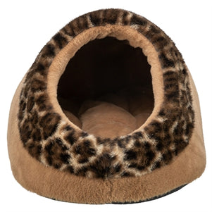 Trixie Kattenmand Iglo Leo  Soft Pluche Bruin / Panterprint