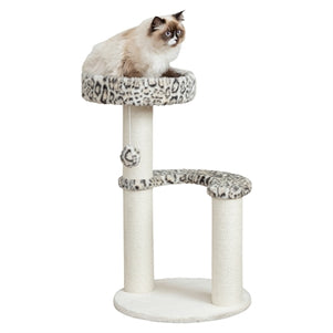 Trixie Krabpaal Leo Panterprint Rond Creme