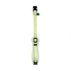 Happy Pet Tabby Patch Halsband Kat Ruit Groen
