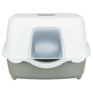 Trixie Kattenbak Davio Top Outdoor Met Kap Grijs / Wit