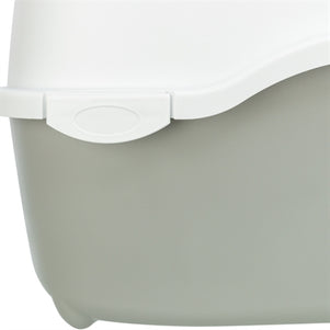 Trixie Kattenbak Davio Top Outdoor Met Kap Grijs / Wit